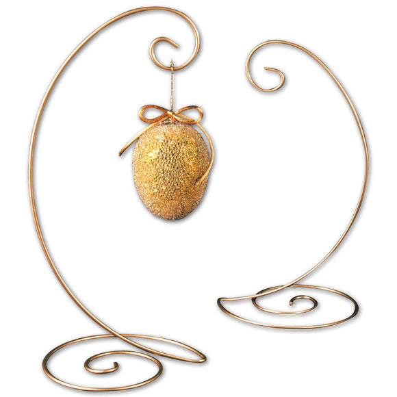 Spiral Ornament Stand - Gold