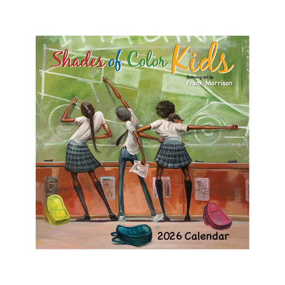 2026 Shades of Color Kids (By Frank Morrison) Wall Calendar