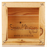Nurses: making the world a better place, one patient at a time. / 6"x6" Reclaimed Wood Sign: ES - Espresso Brown with Cream Print