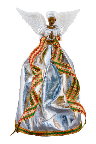 Treetopper: Serenity Angel in Silver