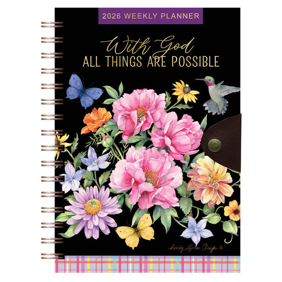2026  With God All Things Weekly Planner