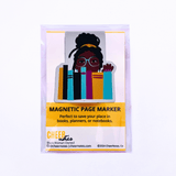 Bookshelf Magnetic Page Marker | Bookmarks |Black Literature