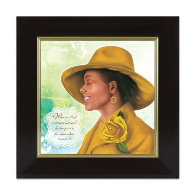Virtuous Woman Framed Art (Proverbs 31:10)