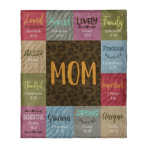 Mom Scripture Blanket