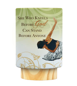 She Who Kneels LED Candle