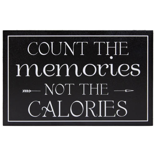 Count the Memories Wall Plaque