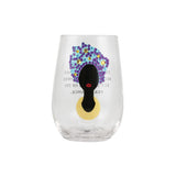 Stemless Wine Glass -Glass River