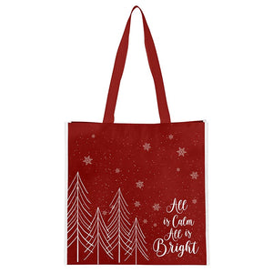 Christmas Eco Tote Bag - All Is Calm, All is Bright