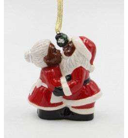 Kissing Santa & Mrs. Claus Ornament