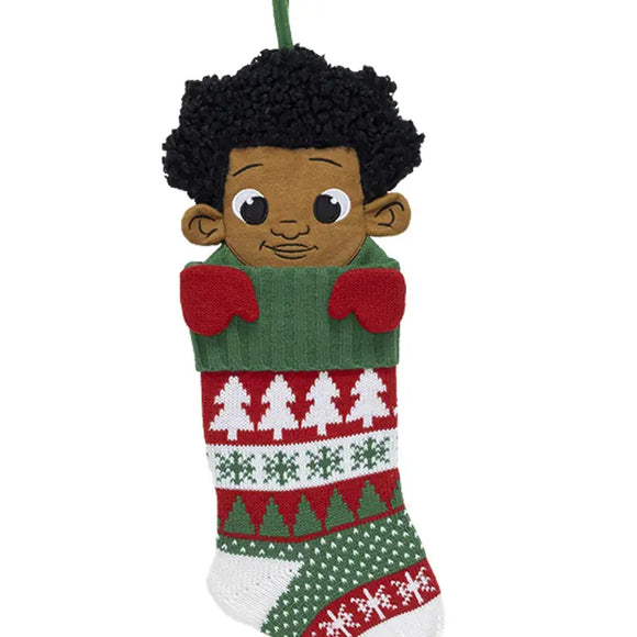 Sweater Knit Christmas Stocking