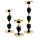 Talia Black Gold Candlestick Talia Black Gold Candlestick