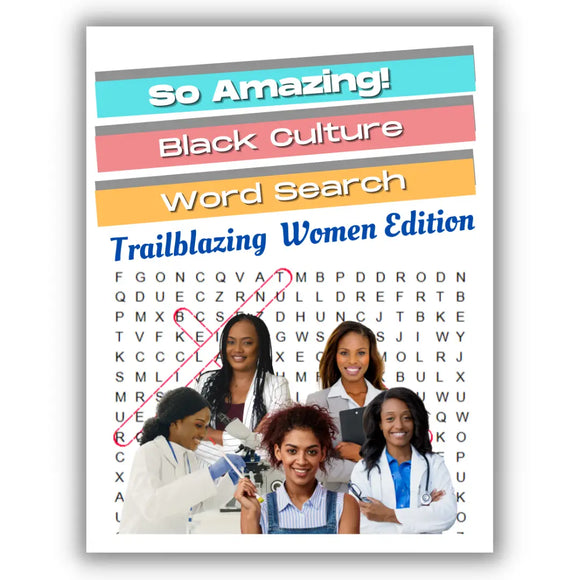 Trailblazing Women Word Search (Large Print)