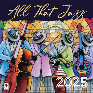 2025 All That Jazz Wall Calendar