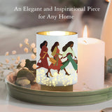 WOMAN WITH GOD LED Flameless Candle