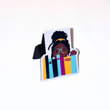 Bookshelf Magnetic Page Marker | Bookmarks |Black Literature