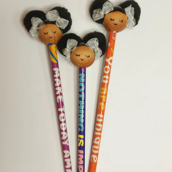 Afro Puff Pencil