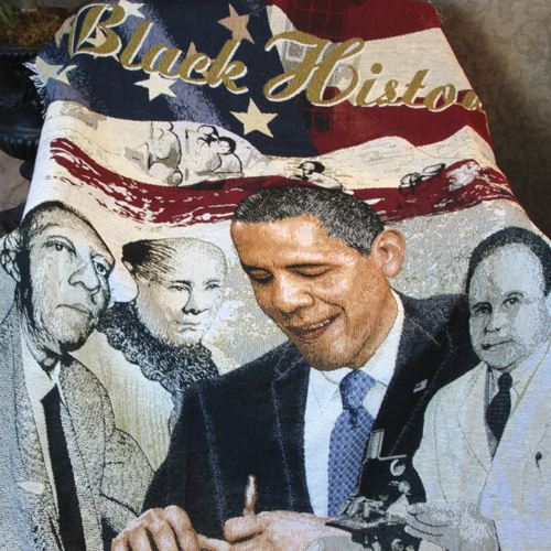 Black History Tapestry Throw