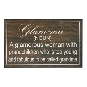 Glam-ma Wall Plaque