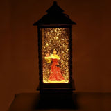 Christmas Lantern - Fabulous Lady in Red