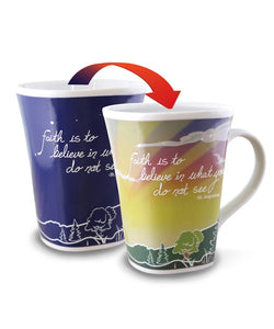 Color Changing Mug - Faith Quote