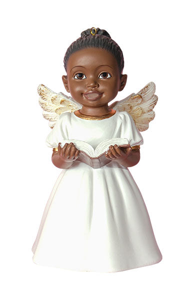Angel Ornament in White : Singing Praise