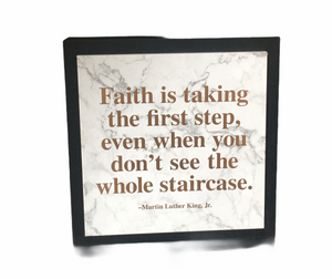 Martin Luther King Jr. Plaque "Faith"