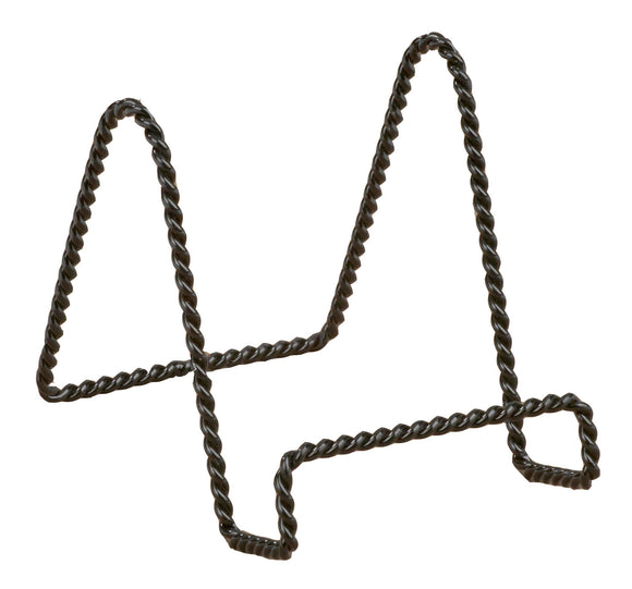 Twisted Black Wire Stand - 4