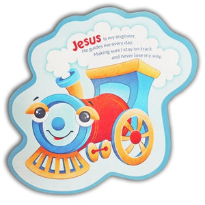 "Jesus Is My Engineer" Train Plaque