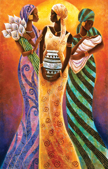 Sisters of the Sun Puzzle by Artist Keith Mallett