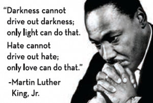 Martin Luther King "Darkness" quote magnet