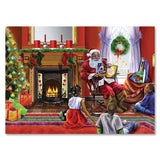 "Santa's Christmas Story" Christmas Card