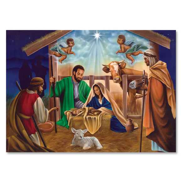 Maya's Nativity Christmas Card
