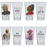 Maya Angelou Drinking Glasses