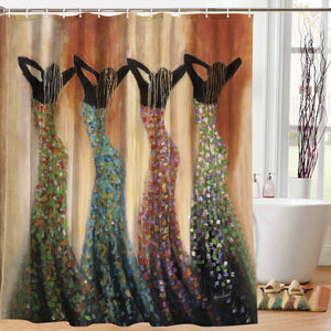 Dance of the Summer Shower Curtain