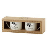 Mr & Mrs Cafe Mug Set