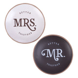 Mr. & Mrs. Trinket and Jewelry Tray Set