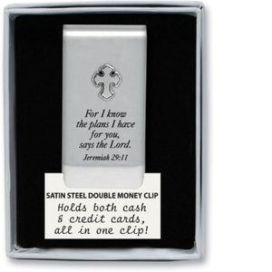 For I Know the Plan W/Cross Money Clip
