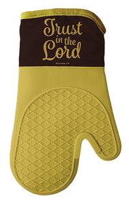 Trust In the Lord Oven Mitt/Pot Holder Set