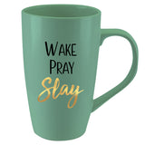 Wake, Pray Slay Latte Mug
