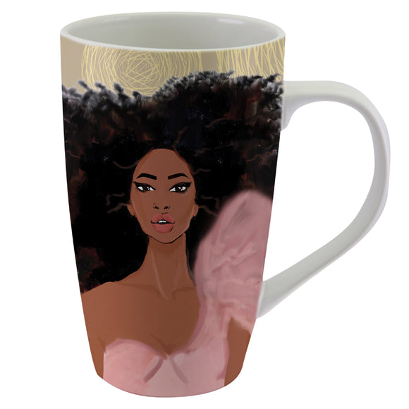 Be Strong and Couregous Latte Mug