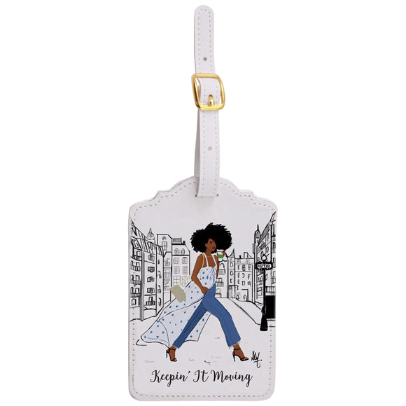 Keepin' It Moving Luggage Tag (Set of 2)