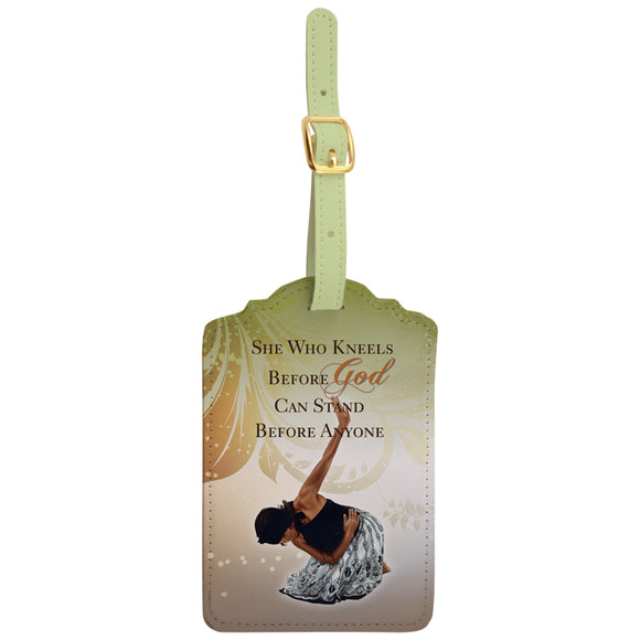 She Who Kneels Luggage Tag (Set of 2)