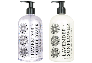 LAVENDER SUNFLOWER KITCHEN COLLECTION—Hand Soaps & Lotions