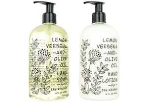 LEMON VERBENA AND OLIVE OIL KITCHEN COLLECTION—Hand Soaps & Lotions
