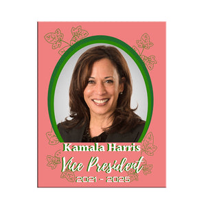 Kamala Harris (Pink and Green) Magnet