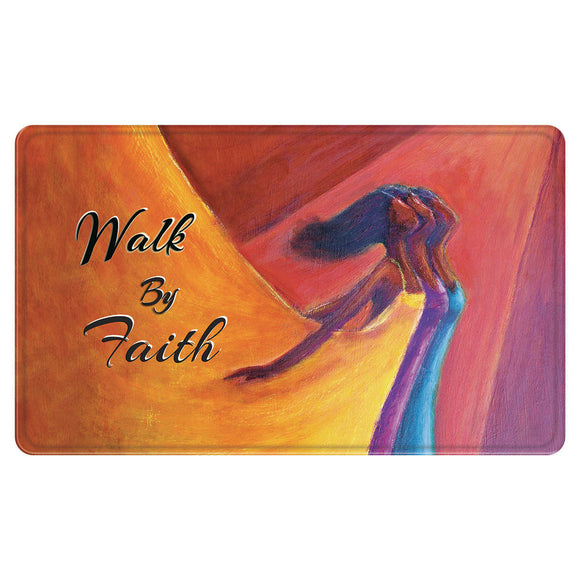 Walk By Faith Memory Foam Bath Mat