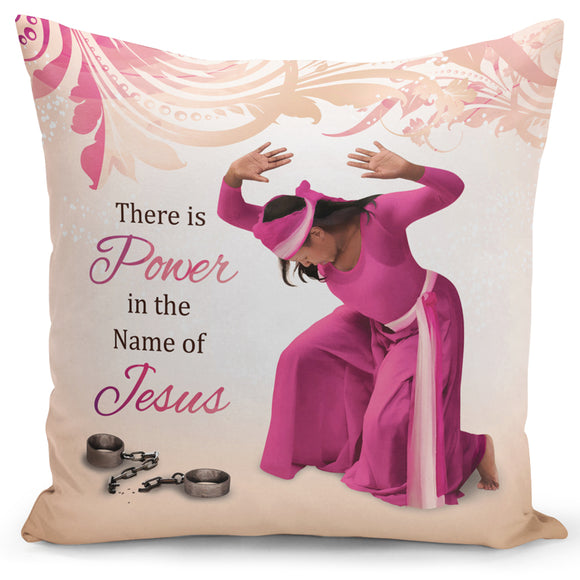 Power in the Name Pillow Cover