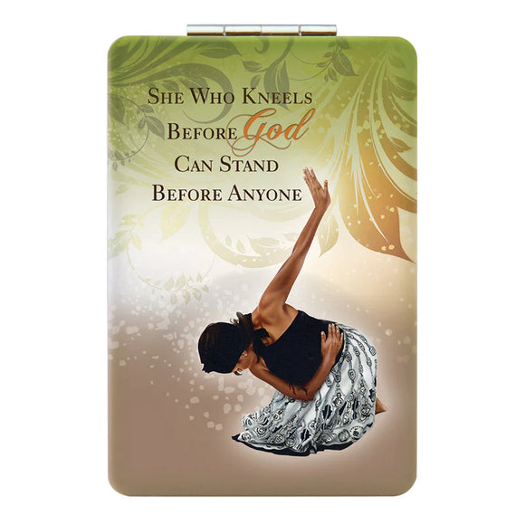 She Who Kneels Compact Mirror