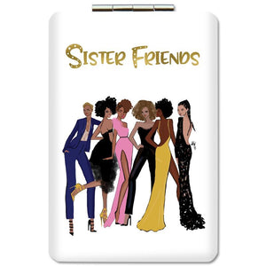 Sister Friends Compact Mirror