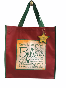 Christmas Eco Tote Bag - Believe